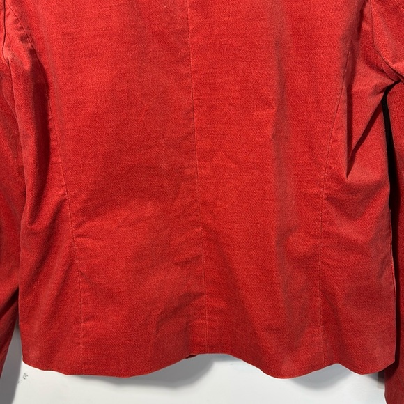 Statements Jacket Orange Velour Fully Lined Size 10 NWT - Picture 12 of 14